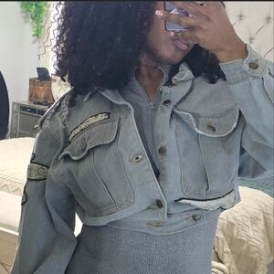 Carmar Light Blue Denim Jacket 90s Vibe